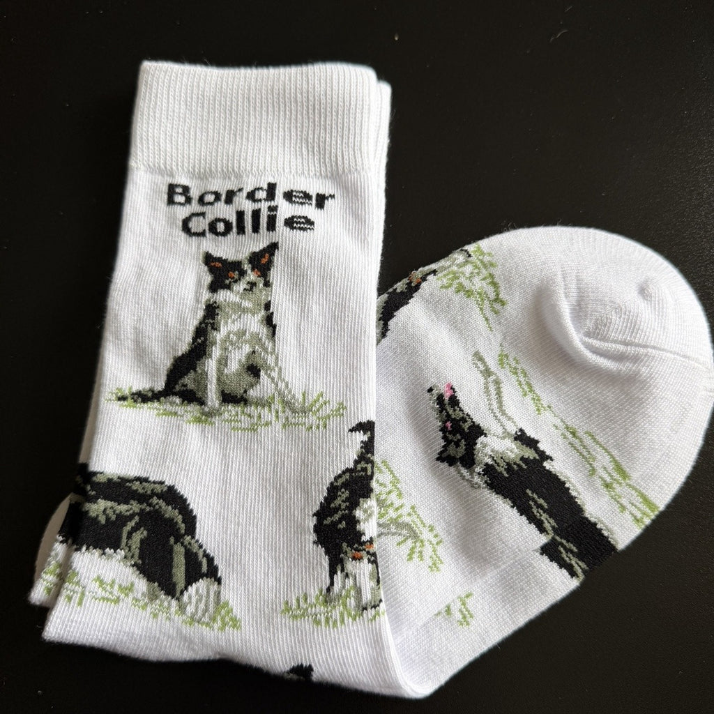 Border Collie Socks – Ladies’ UK Size 4–6