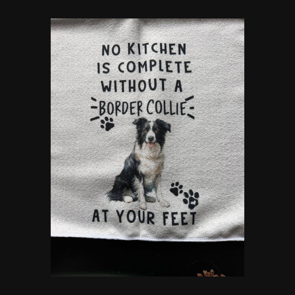 Border Collie Tea Towel
