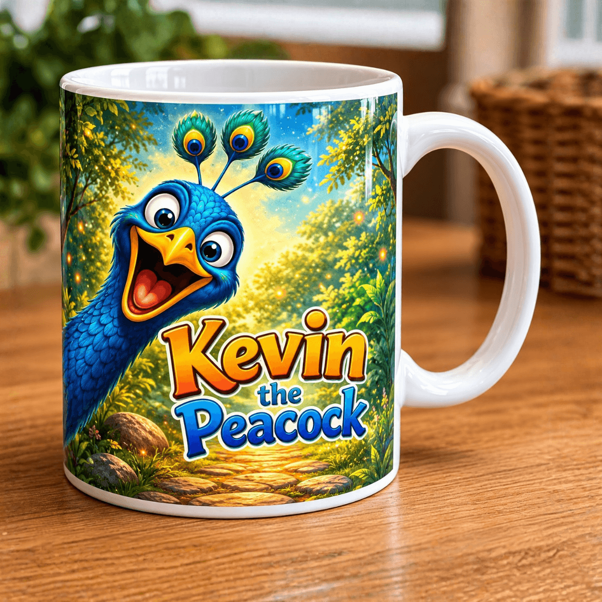 Kevin the Peacock Mug