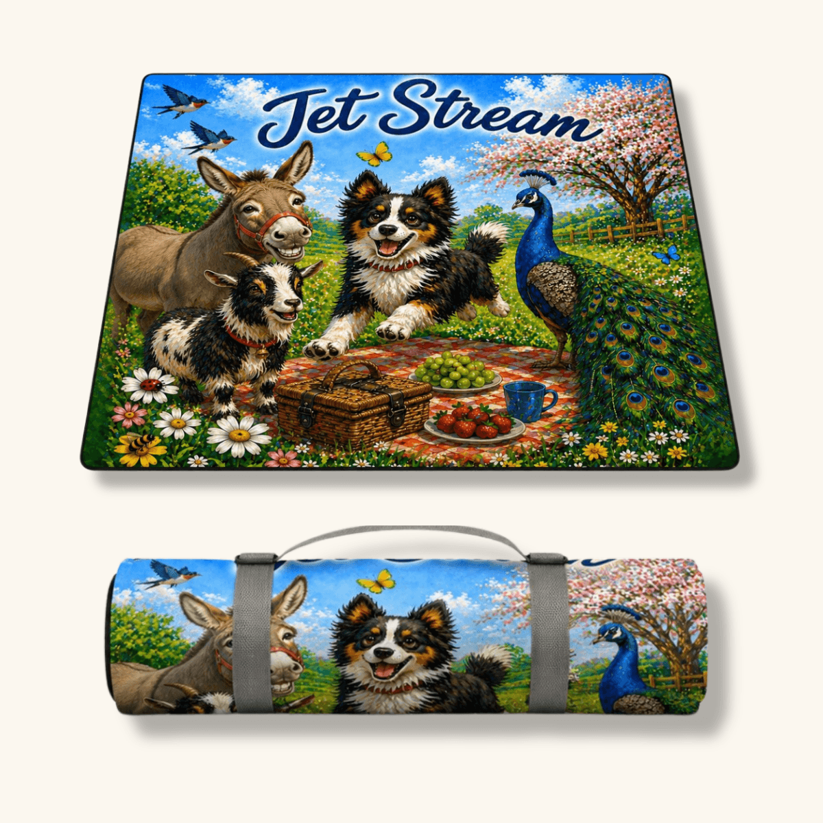 Jet Stream Waterproof Picnic Blanket