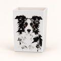 Border Collie Desk Tidy & Storage Pot