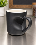 Border Collie Glitter Colour Changing Mug with heart Handle