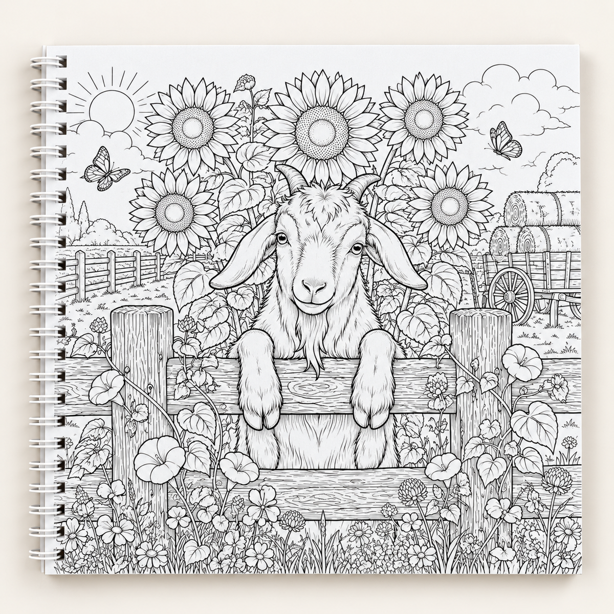 Goat Colouring Book
