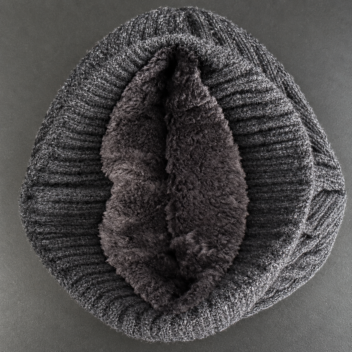 Fleece-Lined Border Collie Winter Hat