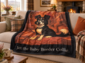 Jet the Baby Border Collie Blankie