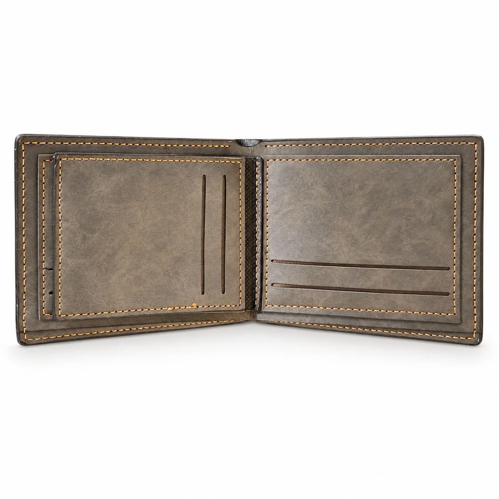 Merle Border Collie Bifold Wallet with Personalisation Badge