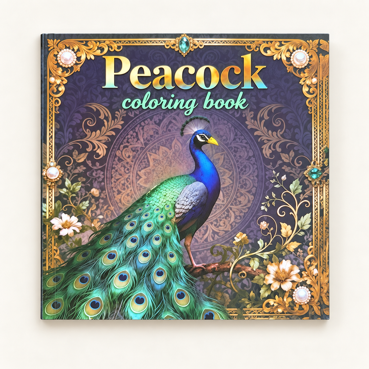Peacock & Bird Colouring Book