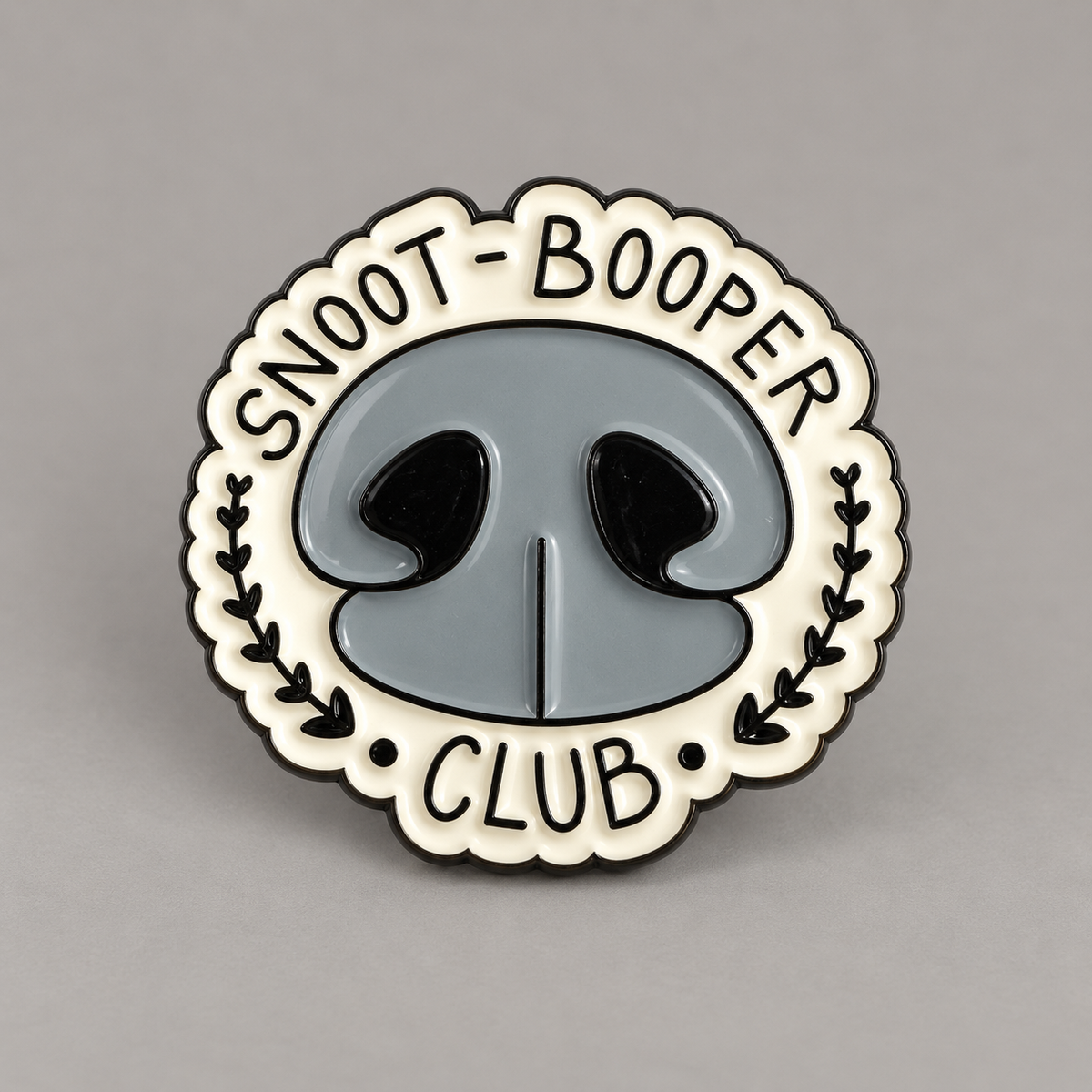 Snoot Booper Club Pin Badge